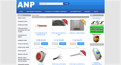 Desktop Screenshot of anp.sk